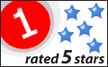 Top score of 5 stars on onekit.com