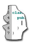 Displaying line numbers in margine of java document